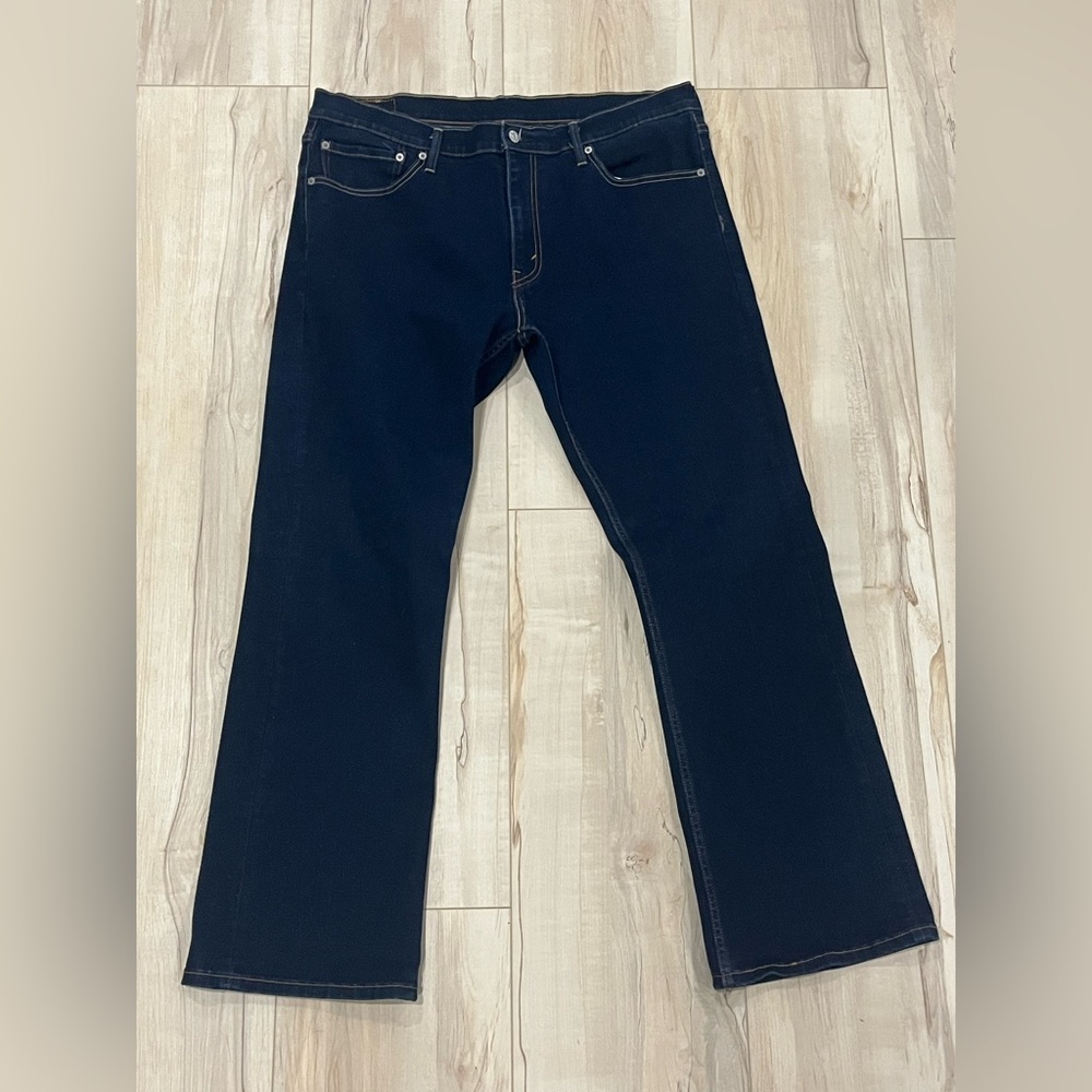 Levi's 527 36x32 Men's Relaxed Fit Dark Blue Jeans